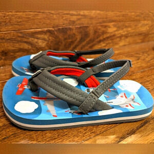 REEF toddler sandals, gray blue Sz 9/10, worn once